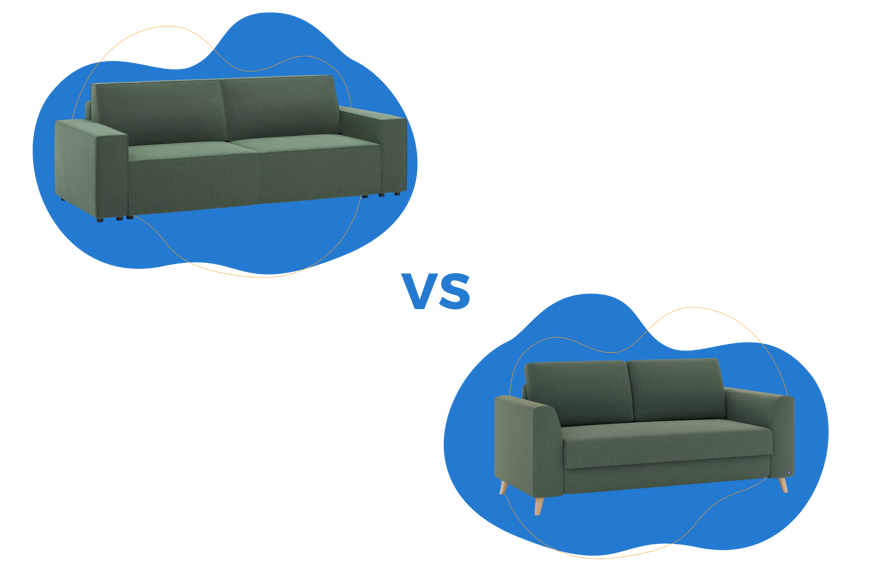 Bruno Schlafsofa vs Bruno LOUNGE Schlafsofa